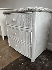 Vintage white wicker for sale  POOLE