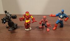 Usado, Lote Marvel Super Hero Squad: Máquina de Guerra, Iron Man, Spider-Man, Cpt, ¡América! segunda mano  Embacar hacia Argentina