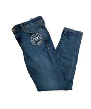 Jeans jeans azul feminino Tommy Hilfiger tamanho 2 com decalque comprar usado  Enviando para Brazil