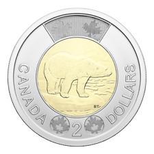 Canada 2023 $2 Dollars Polar Bear Toonie Coin - King Charles III na sprzedaż  Wysyłka do Poland