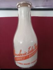 maine milk bottle for sale  Oakland