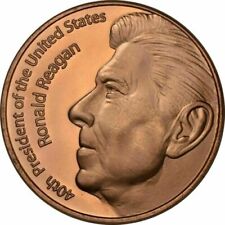 RONALD REAGAN 40th PRESIDENT  1 oz. Copper Round Coin. for sale  Shipping to South Africa