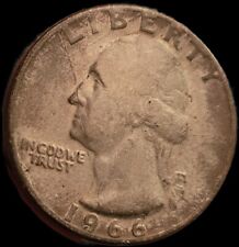 Error George Washington Quarter 1966 5,52 gramos troquelado a través de la cara  segunda mano  Embacar hacia Argentina