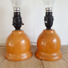 lamps x 2 brown bedside for sale  KING'S LYNN