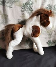 Douglas Cuddle Toy Horse Plush Stuffed Animal Pinto Pony 12"X12" , used for sale  Shipping to South Africa