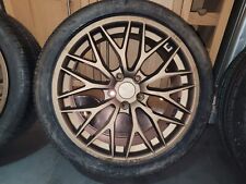 Used, 8.5 x 18 5x112 ET45 1FORM EDITION 1 MATT BRONZE VERY GOOD CONDITION ALLOY WHEELS for sale  GRIMSBY