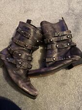 Ladies biker boots for sale  GLASTONBURY