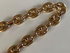 CHUNKY 9CT GOLD BRACELET - HOLLOW LINK WEIGHS 9.1 GRAMMES for sale  Shipping to South Africa