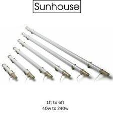SUNHOUSE TUBULAR HEATERS ELECTRIC LOW ENERGY TUBE HEATER 1FT-6FT THERMOSTATIC for sale  Shipping to South Africa