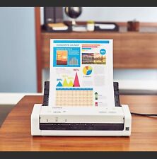 KIT COMPLETO: Brother ADS-1200 compacto duplex colorido desktop scanner de documentos: branco, usado comprar usado  Enviando para Brazil