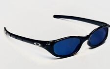 Usado, Óculos de sol Oakley Four S pequenas lentes pretas azul irídio 03-377 Blade II snipes! comprar usado  Enviando para Brazil