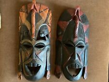 Coppia maschere africane usato  Verona