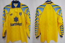 1995-1996-1997 Parma AC Jersey Camisa Maglia Away Amarelo parmalat Puma G/S G comprar usado  Enviando para Brazil