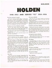 Holden series bodywork for sale  ALFRETON