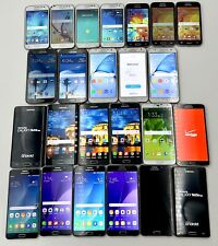 Lot Of 24 Mixed Samsung Galaxy Phone - Cracked - Working - For Parts Only! Read! for sale  Shipping to South Africa