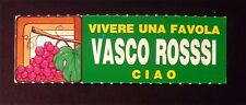 RARA STRIP / STICKER / TAGLIANDINO - JUKE-BOX - VASCO ROSSI - VIVERE UNA FAVOLA usato  Italia