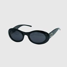 GUCCI GG 2400 Owalne czarne okulary przeciwsłoneczne Vintage lata 90. 00s na sprzedaż  PL