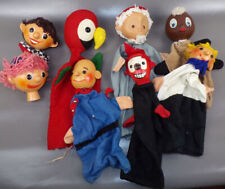 DDR Marionetas de Mano Sandman Pittiplatsch Pionero Pfeffi Loro Madera Medidas segunda mano  Embacar hacia Mexico