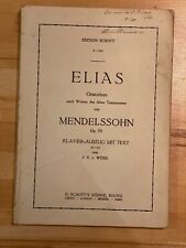 Mendelssohn elias . gebraucht kaufen  Ehrenkirchen
