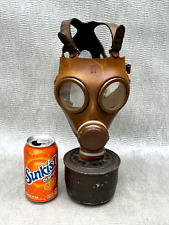 OLD WORLD WAR II ERA GAS MASK ARMY MILITARY HPN88 MRE17 02-88 M.A. 5736 FILTER for sale  Shipping to South Africa
