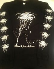 Camisa de manga larga DARKTHRONE Under A Funeral Moon fenriz isengard negra metal 66 segunda mano  Embacar hacia Argentina