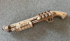 Pistola de borracha de madeira ROKR 3D Robotime, usada/Terminator M870, usado comprar usado  Enviando para Brazil