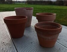 Used, Set of 5 Various Terracotta Clay Plant Pots, 16cm To 10cm In Height, Bundle for sale  Shipping to South Africa