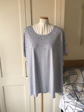 Grey embelished top for sale  CARDIFF