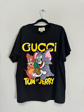autêntica camiseta rara Gucci Tom & Jerry tamanho M-L, levemente usada comprar usado  Enviando para Brazil
