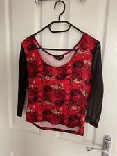 Red black top for sale  WEYMOUTH