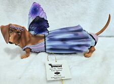 HOT DIGGITY 2009 NEW CONDITION "FAIRY WEINER" DACHSHUND DOG WITH ORIG TAG, used for sale  Shipping to South Africa