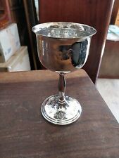 Silver plated goblet for sale  LANCING