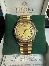 Vintage watch titoni for sale  LYMINGTON