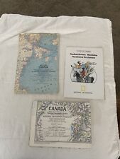 Lote de 3 mapas canadienses de National Geographic, primer plano del oeste de Canadá 1966-1972  segunda mano  Embacar hacia Argentina