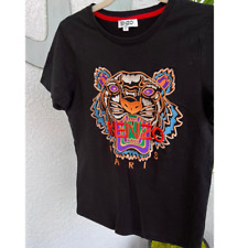 Camiseta para mujer Kenzo Paris negra manga corta talla mediana se ajusta como pequeña segunda mano  Embacar hacia Mexico