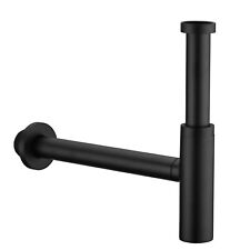 Premium Matte Black Universal Standard Bathroom Basin Sink Bottle Trap Waste, used for sale  Shipping to South Africa
