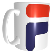 Novelty FILA sport Tea Coffee Mug cup Office Work Gift Bjorn Borg BJ, used for sale  Shipping to South Africa