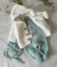 Baby handgestrickte set gebraucht kaufen  Deichhorst