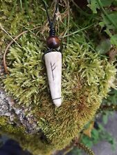 Carved antler rune for sale  PENRYN