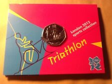 50p coin triathlon for sale  LEDBURY