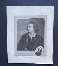 1763 engraving portrait for sale  Princeton