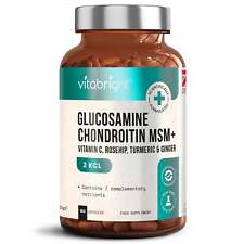 Complexo MSM de condroitina de glucosamina - Feito no Reino Unido pela VitaBright comprar usado  Enviando para Brazil