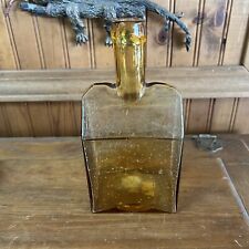 Vintage Amber  Glass  E. C. Booz’s Old Cabin Whiskey Bottle 1840 Philadelphia for sale  Shipping to South Africa