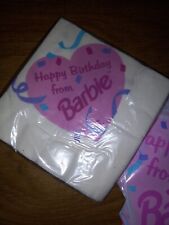 Usado, Decorações de aniversário vintage da Barbie 1994-1995 pacote lacrado de guardanapos e mais comprar usado  Enviando para Brazil