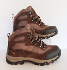 Hi-Tec Skamania Brown Suede & Mesh Mid Top Waterproof Hiking Boots 9051W Sz 10 W for sale  Shipping to South Africa