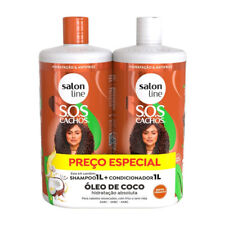 Salon Line - SOS Cachos Oleo de Coco - Kit Shampoo e Condicionador (2 x 1L) comprar usado  Enviando para Brazil