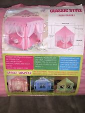 Barraca de brincar castelo princesa meninas grande interior exterior crianças playhouse presente rosa comprar usado  Enviando para Brazil