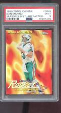 1999 Topps Chrome Season's Best REFRACTOR #SB26 Dan Marino PSA 9 Career  Rocket for sale  Shipping to South Africa