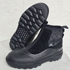 Botas de gamuza Vans Colfax dobles negras tablero de ajedrez ultracush para hombre talla 6 mujer 7,5, usado segunda mano  Embacar hacia Argentina