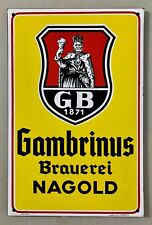 Gambrinus brauerei nagold gebraucht kaufen  Hohenbrunn